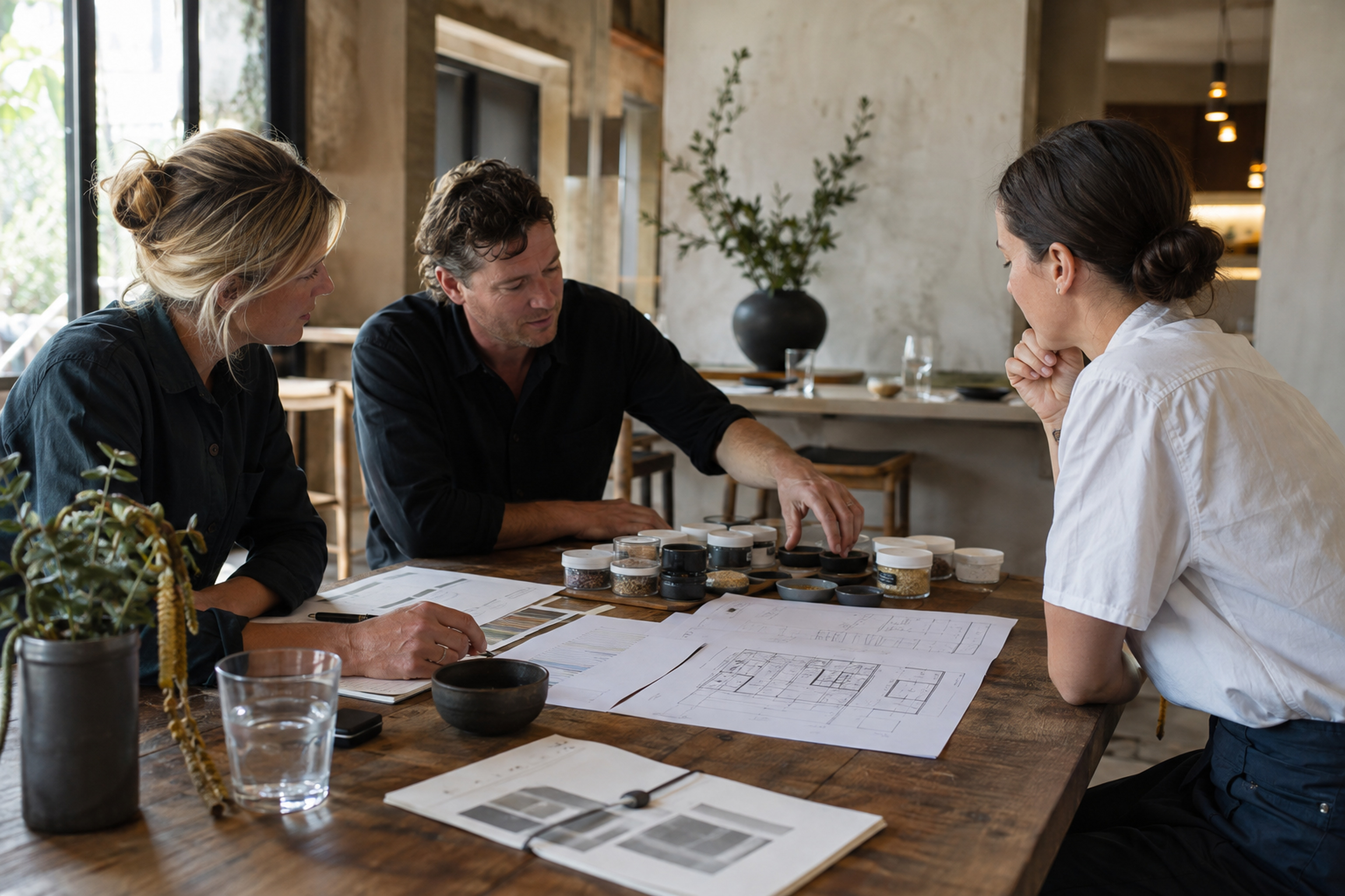 Commercial advisory meeting in hospitality
